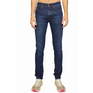 Acne Studios Blå Konst North Dark Blue Jeans